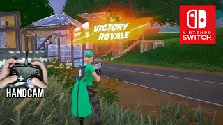 Fortnite Gameplay on Nintendo Switch with Handcam | Solo Win on Nintendo Switch (1080p + 30fps)