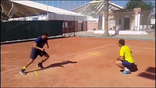Malek jaziri training for Roland Garros 2017