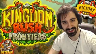 KINGDOM RUSH FRONTIERS - NAJTRUDNIEJSZY POZIOM *WETERAN* I WSZYSTKIE MAPY NA 3 GWIAZDKI 😎 | CAŁA GRA