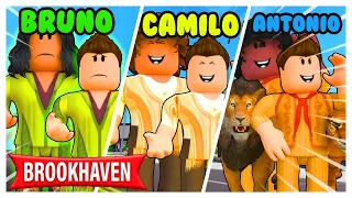 PADRE BRUNO vs PADRE CAMILO vs PADRE ANTONIO en BROOKHAVEN - Roblox YoSoyLoki