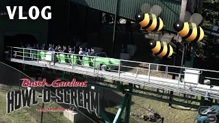 Backstage of Verbolten, Rides Closed for Bees, & Howl o Scream! Busch Gardens Williamsburg Vlog