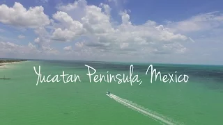 Yucatán Peninsula, Mexico by drone