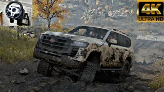 Toyota land cruser 2023 SnowRunner Extreme mud 4K Gameplay PXN V9