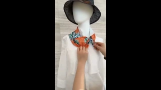 Tutoriel - 4 façons simples et stylées de nouer un foulard carré