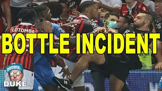 Nice vs Marseille game abandoned after fans invade over Dimitri Payet bottle incident | Reaction