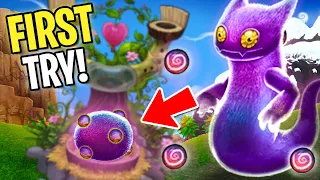 HOW TO BREED GHAZT FIRST TRY IN MY SINGING MONSTERS!