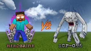 HEROBRINE vs SCP 096 - Minecraft PE