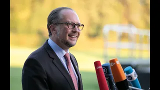 Doorstep von Außenminister Schallenberg beim Gymnich-Treffen in Brdo, 3. September 2021