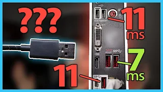 The USB port does change the input lag?!
