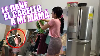 LE DAÑE EL CABELLO A MI MAMÁ 😳😨 TINTE VERDE // FAMILIA RECOCHA