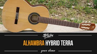 Alhambra made an eco-friendly guitar. And Sasha struggles playing nylon strings