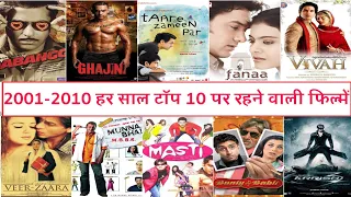 Top 10 Bollywood Movies Year Wise From 2001-2010