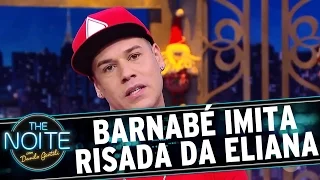 Tiago Barnabé denuncia a verdadeira risada de Eliana | The Noite (22/12/16)