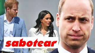 El príncipe Harry se sincera con William sobre el complot de un miembro del personal para 'sabotear'