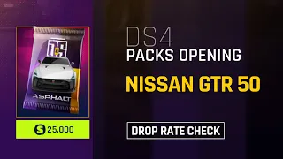 Asphalt 9 DRIVE SYNDICATE 4 | Opening NISSAN GTR-50 ITALDESIGN Packs From Syndicate Store