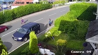 Terrifying moment boy is hit by car, survives, as driver FLEES!