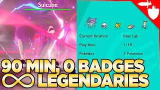 90 Minutes for Unlimited Legendary Pokémon (0 BADGES NEEDED) Pokemon Sword & Shield DLC Crown Tundra