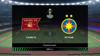 ⚽ Viking vs FCSB ⚽ | UEFA Europa Conference League  (25/08/2022) | Fifa 22