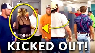 2 Women KICKED OUT of Mens restroom & Men REFUSE simping #1