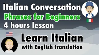 1000 Italian Language Conversation Phrases for Beginners (Learn in 4 hours)