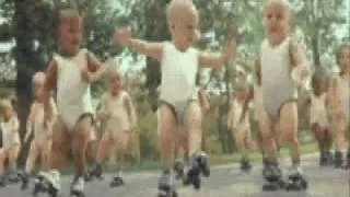 Evian Roller Skate Babies