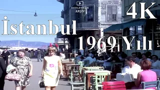 #Eskiİstanbul | 1969 Yılı | #İstanbul'un Renkli Görüntüleri | 4K 60 Fps