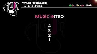 Tujhe Suraj Kahoon Ya Chanda - Video Karaoke Lyrics - Raymond Ramnarine & Rakesh by Bajikaraoke