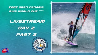 2022 Gran Canaria PWA Windsurfing World Cup | Day 2 - U17 Boys and U20 Girls