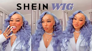 I BOUGHT A SHEIN WIG 😱🧊💙| REVIEW + INSTALL, COLORING, & STYLING