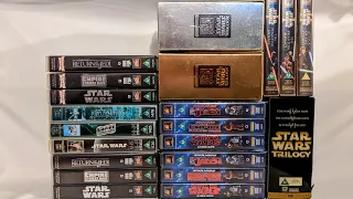 Star Wars VHS Tape Collection in 4K 📺🎬🎥👽⚔️📼
