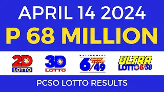 Lotto Result April 14 2024 9pm PCSO