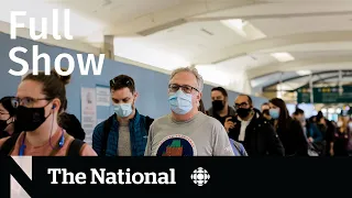 CBC News: The National | Airport lineups, Uber driver rant, Maple Leafs Curse