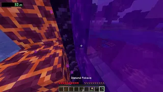 Minecraft Speedrun Netherite Pickaxe% SSG (0:43)