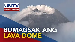 Lava dome ng Mayon, bumagsak; agos ng lava mula sa tuktok, umabot na sa 2.5-km – PHIVOLCS