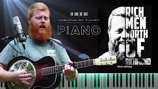 Oliver Anthony - Rich Men North Of Richmond (Piano cover | Tutorial | Karaoke)