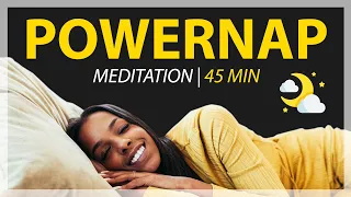 Powernap Meditation 45 Minuten deutsch | Mittagsschlaf Hypnose | Nickerchen