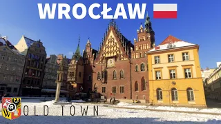 WROCŁAW POLAND | Old Town Walkaround on 14 February [4K] 60fps 🇵🇱