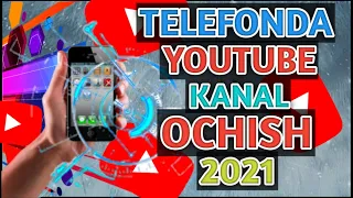 TELEFON ORQALI YOUTUBE KANAL OCHISH // YOUTUBE ACCAUNT YARATISH // ТЕЛЕФОН ОРКАЛИ КАНАЛ ОЧИШ DEMOMAX