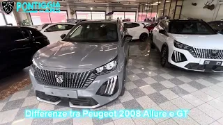 SCOPRI LA NUOVA PEUGEOT 2008 DIFFERENZE TRA ALLURE GRIGIO SELENIUM E GT BIANCO OKENITE