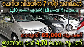 budget price used car kerala/KENZA USED CARS/മാരുതി 65,000 രൂപക്ക്💥ALTO 60,000 രൂപക്ക്😲ഇന്നോവ 4,70 💥