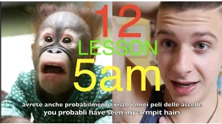 Lesson SLOW 12 - Come svegliarsi ALLE 5 a.m.? (Learn Italian with subtitles ITA/ENG)