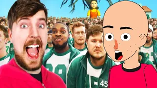 Reacting $456,00 Squid Game in Real Life (React Mr.Beast Game)