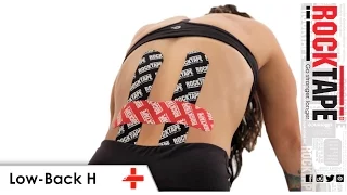 RockTape - Kinesiology Tape Instruction - Low-Back H