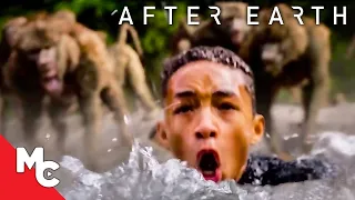 After Earth | Jaden Smith Chased By Killer Monkeys | Full Scene
