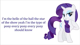 My Little Pony - Becoming Popular (The Pony Everypony Should Know) Lyrics