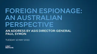 Foreign espionage: An Australian perspective