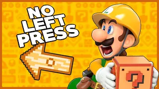 Is it possible to beat Super Mario Maker 2 WITHOUT PRESSING LEFT?