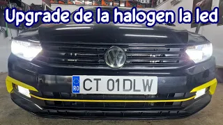 Cum se schimba becurile la Passat B8 (cu LED-uri H7 si H8)