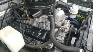 Чеченская волга на V8 обкатка двигателя бтр змз4905