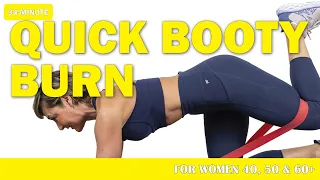 Booty Band Cardio + Strength Workout for Women Over 40 [MINI BAND FUN!]